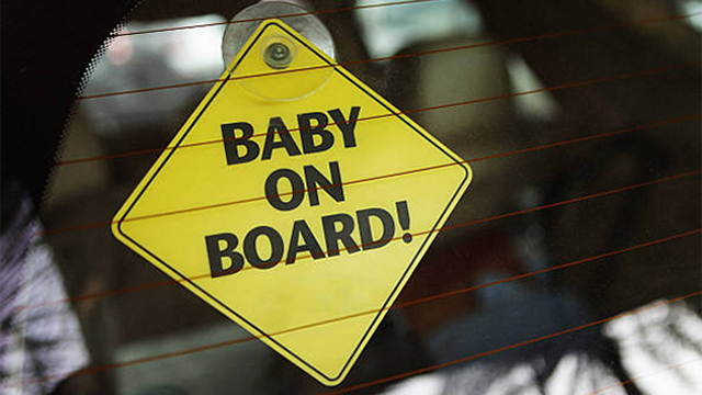 ▲ Baby on board 스티커 / 출처: NRMA