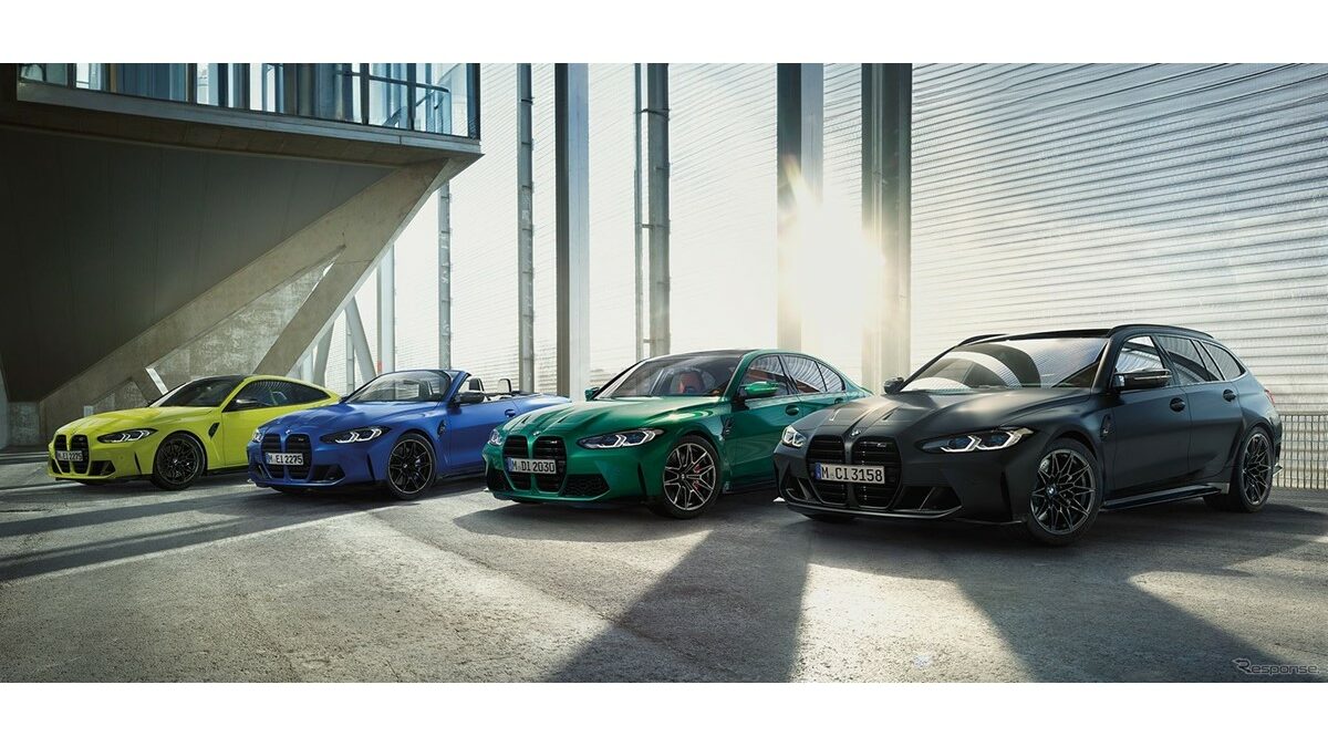 ▲ BMW M의 주요 모델(M4 쿠페, M4 카브리올레, M3 세단, M3 투어링)/ 출처: BMW